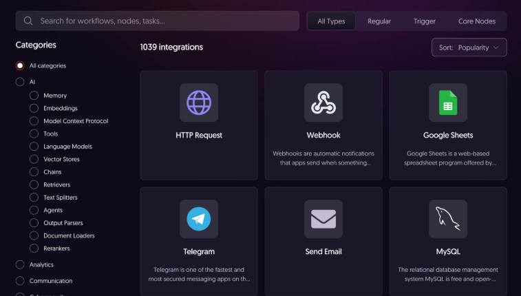 400+ Integrations - Connected Services